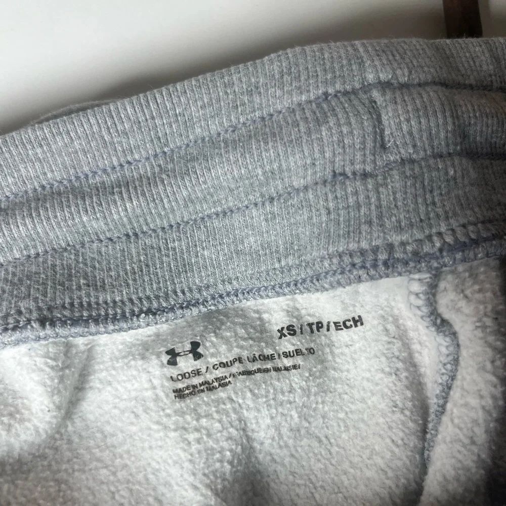 3 for 20‎ UNDER ARMOUR Women’s Gray Logo Print Jogger Tie Front Sweatpants | XS